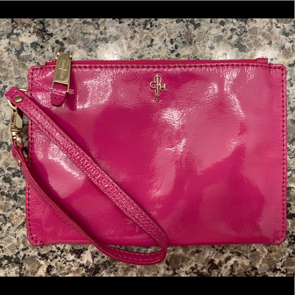 Cole Haan Patent Leather Wristlet